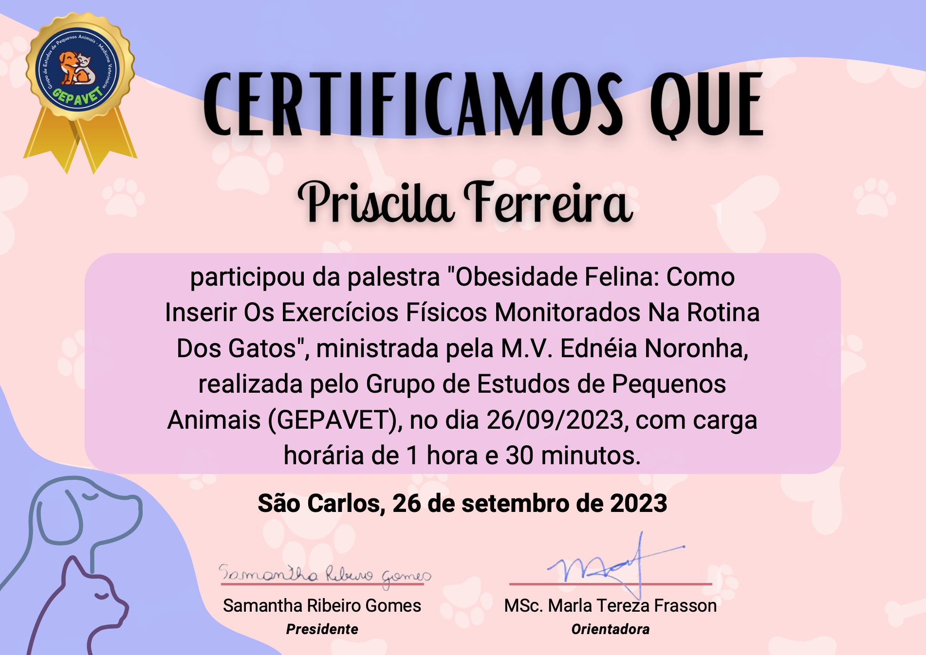 Obesidade Felina - GEPAVET